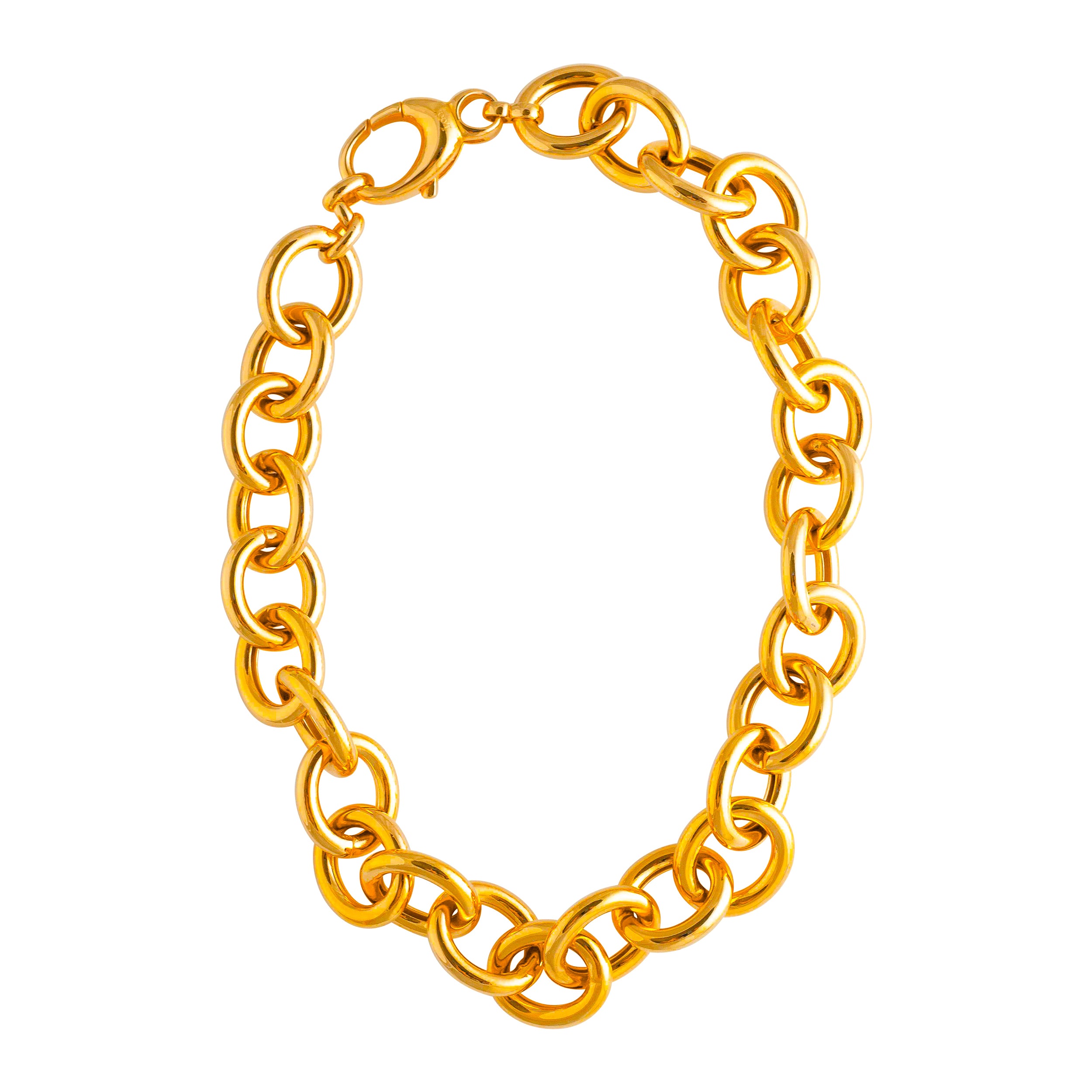 LARGE GOLD THICK CHAIN NECKLACE