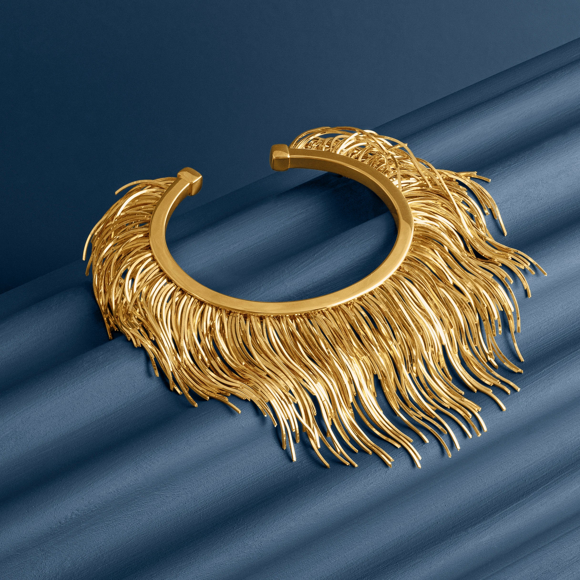 GOLD FEATHER CUFF