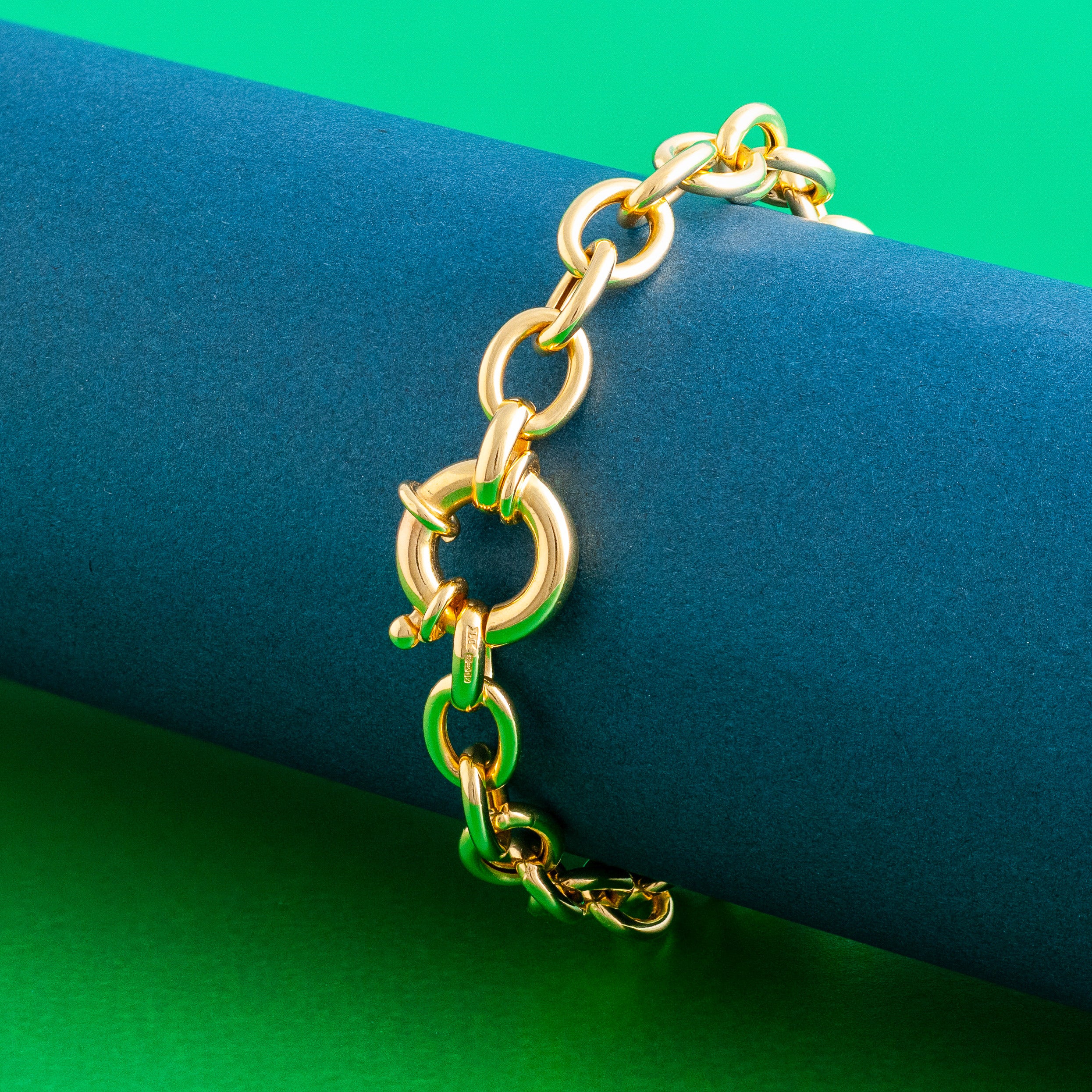 CLASSIC GOLD BELCHER CHAIN BRACELET
