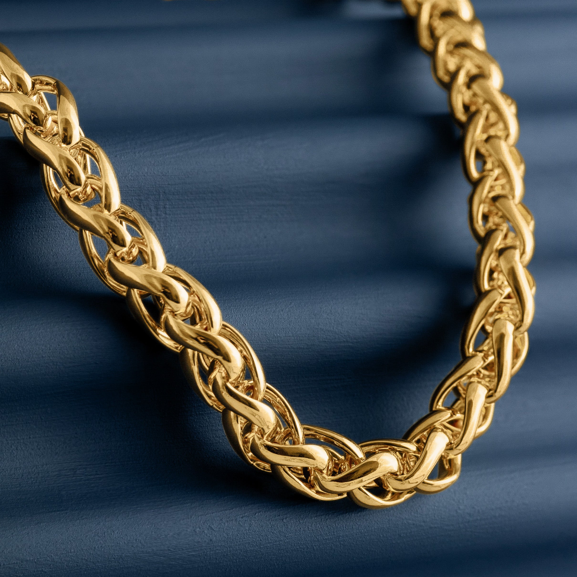 GOLD ROPE CHAIN NECKLACE