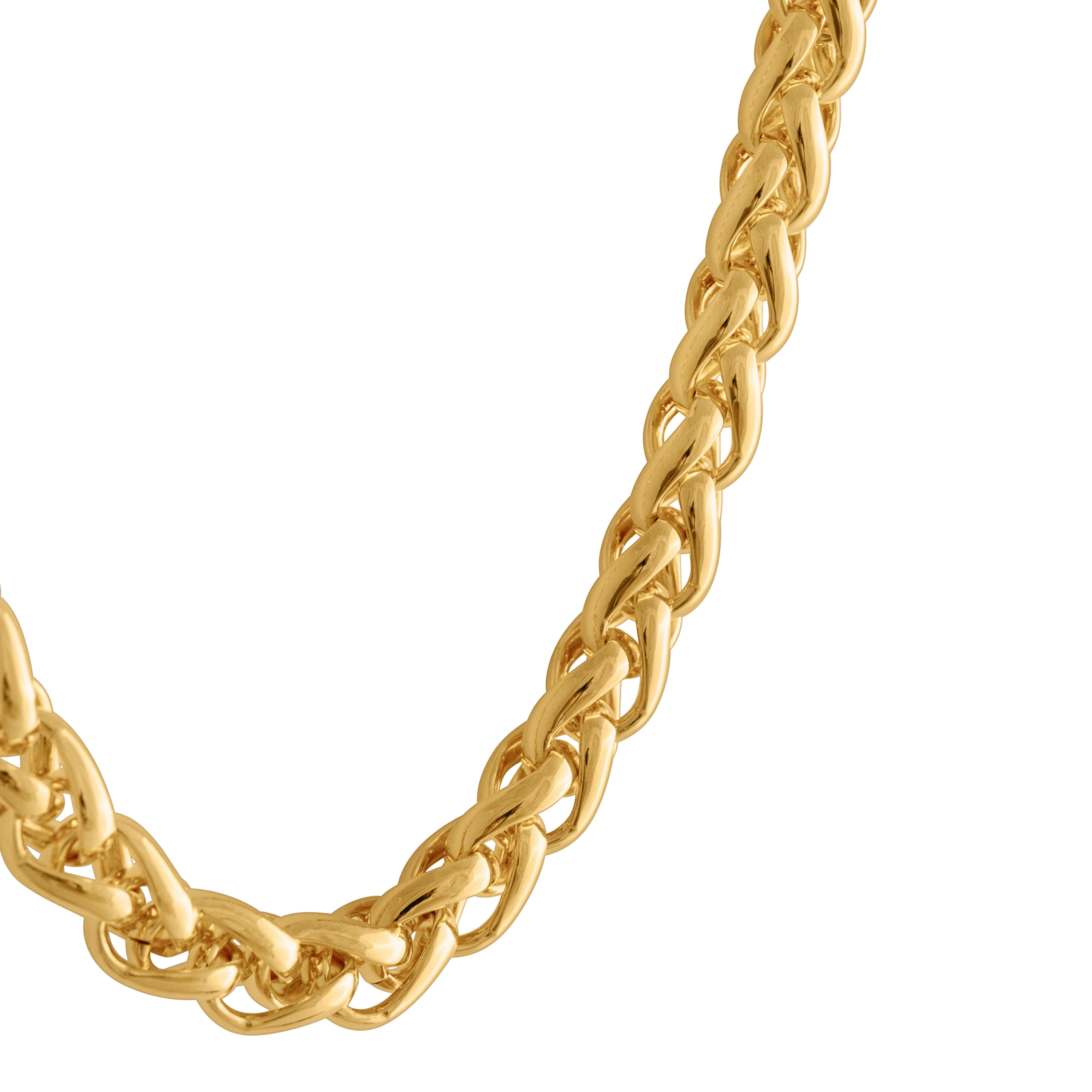 GOLD ROPE CHAIN NECKLACE