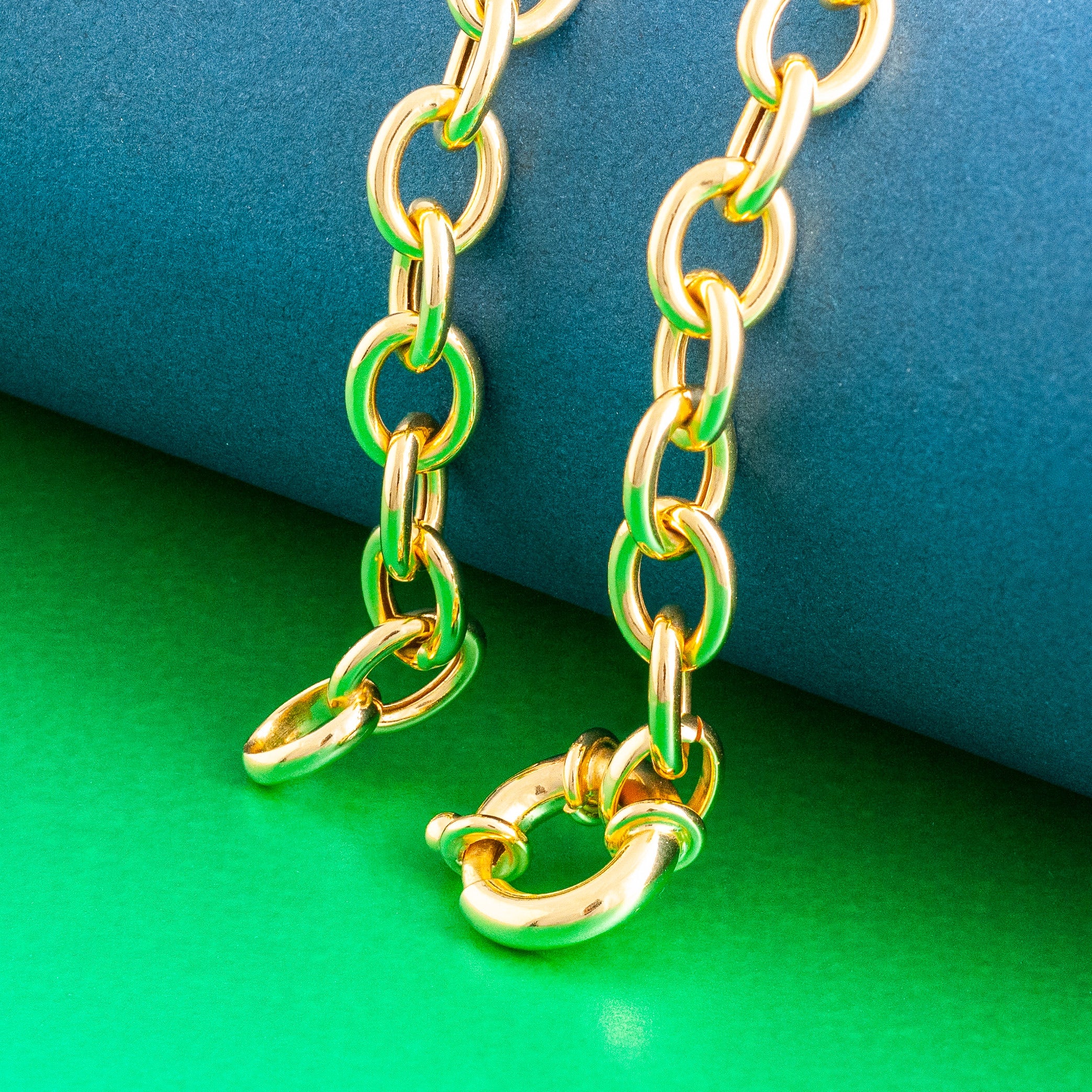 CLASSIC GOLD BELCHER CHAIN BRACELET
