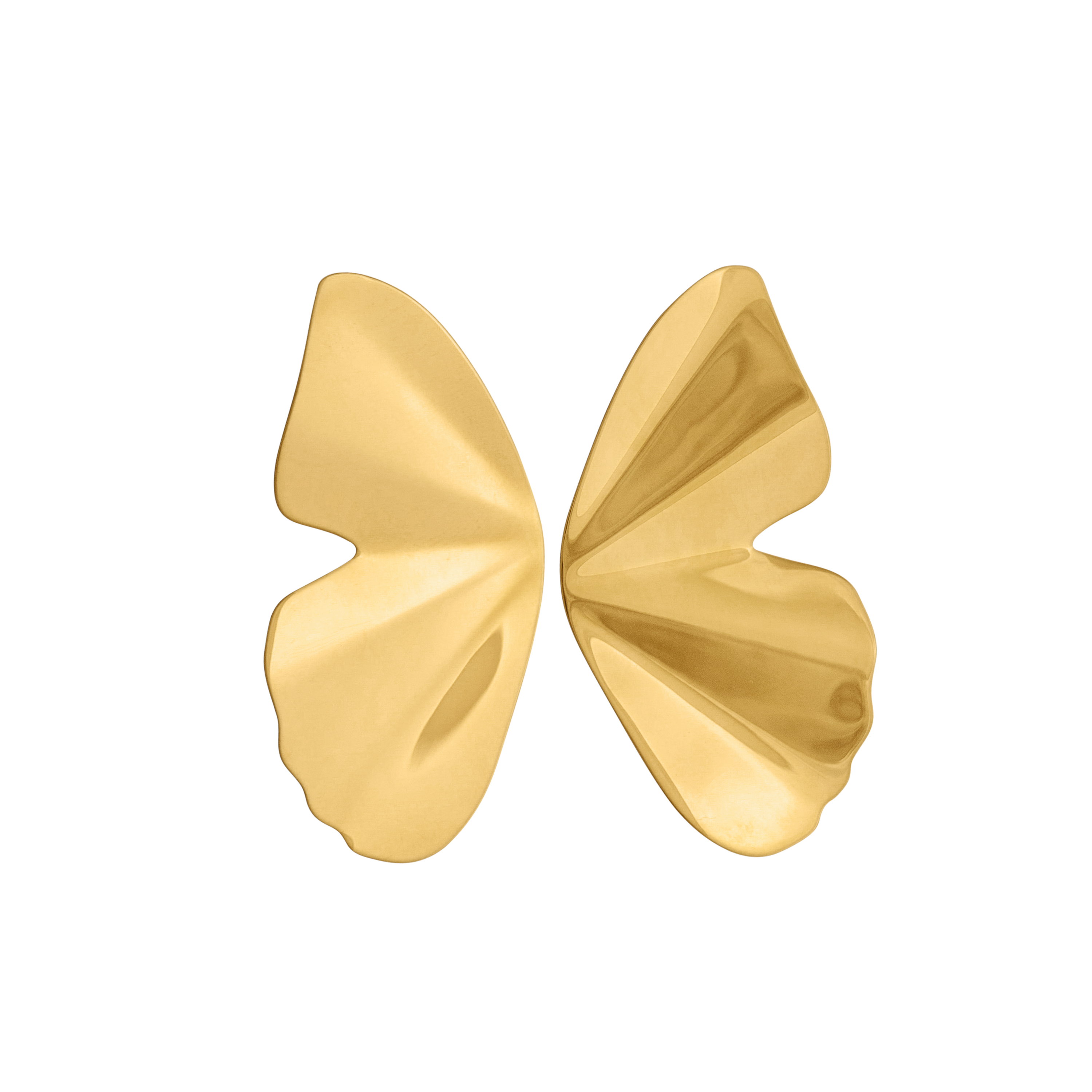 GOLD BUTTERFLY EARRINGS