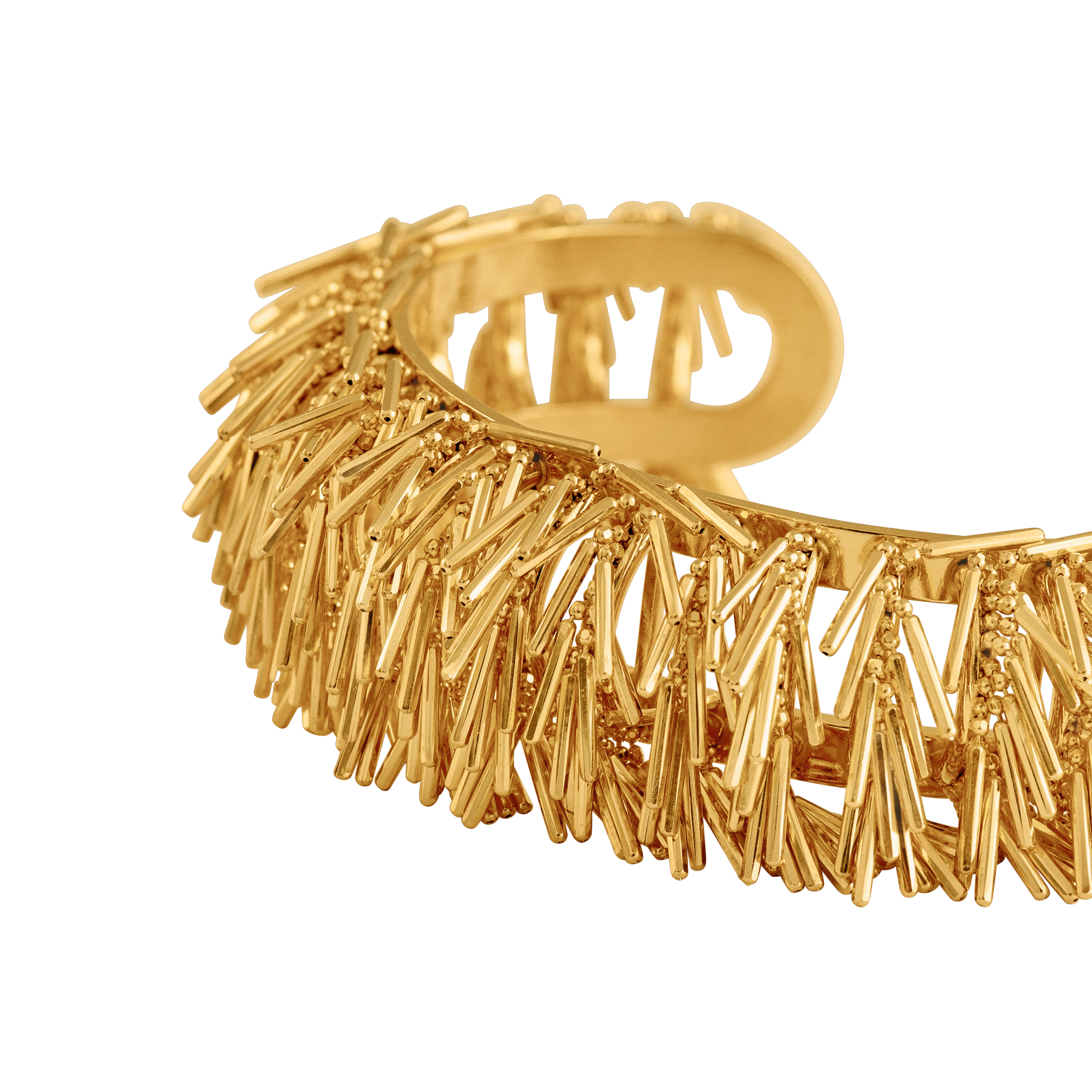 LARGE GOLD TASSEL CUFF