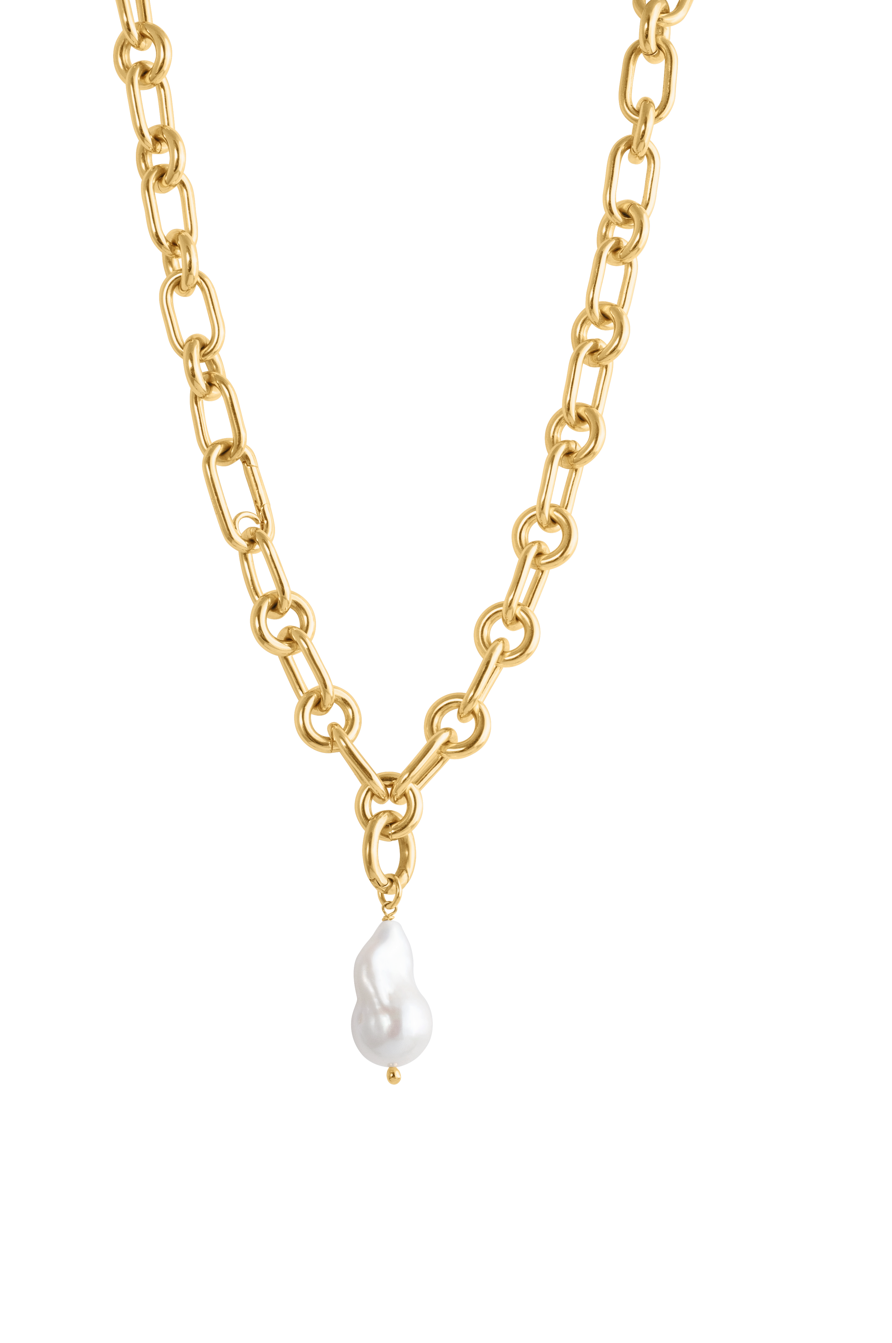 BAROQUE PEARL DROP PENDANT