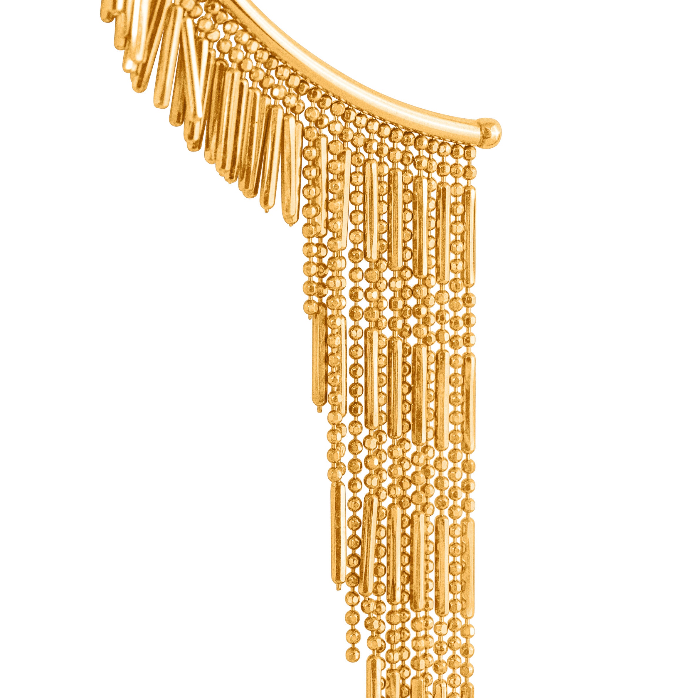 GOLD TASSEL EAR CUFF