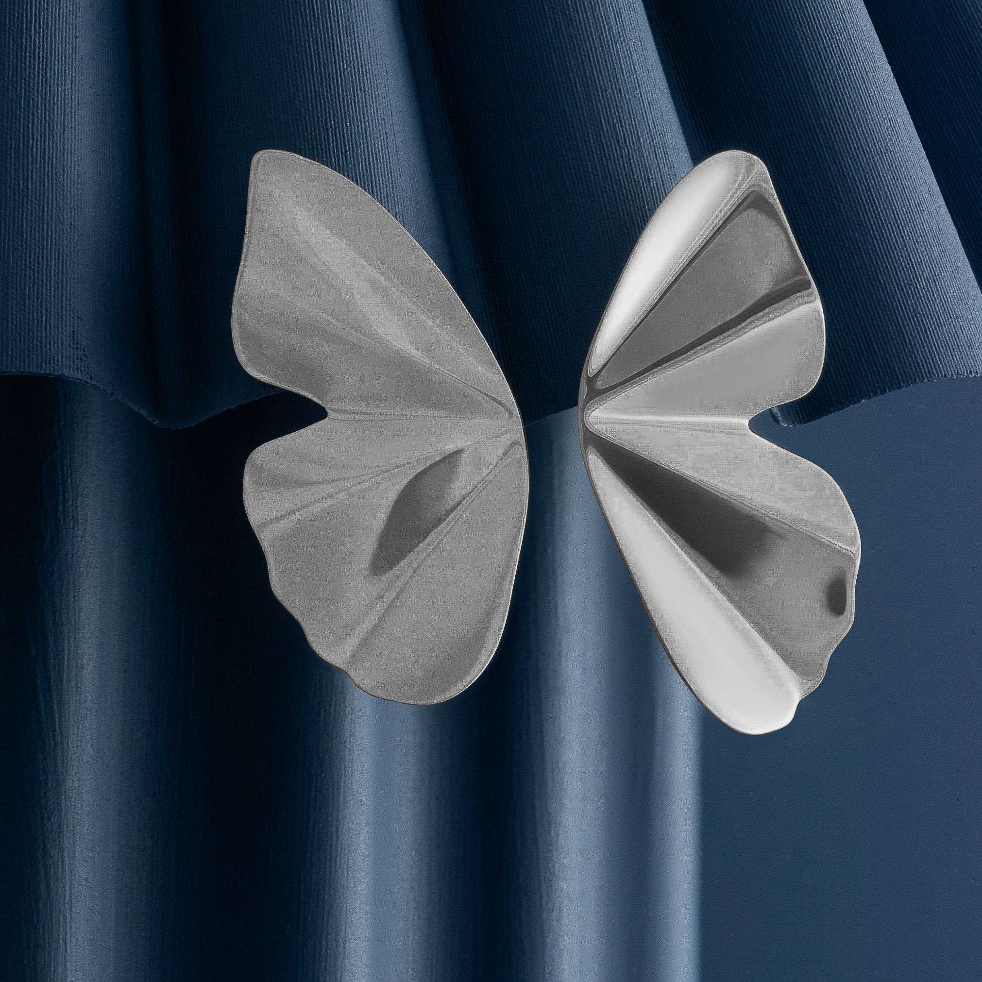 SILVER BUTTERFLY EARRINGS