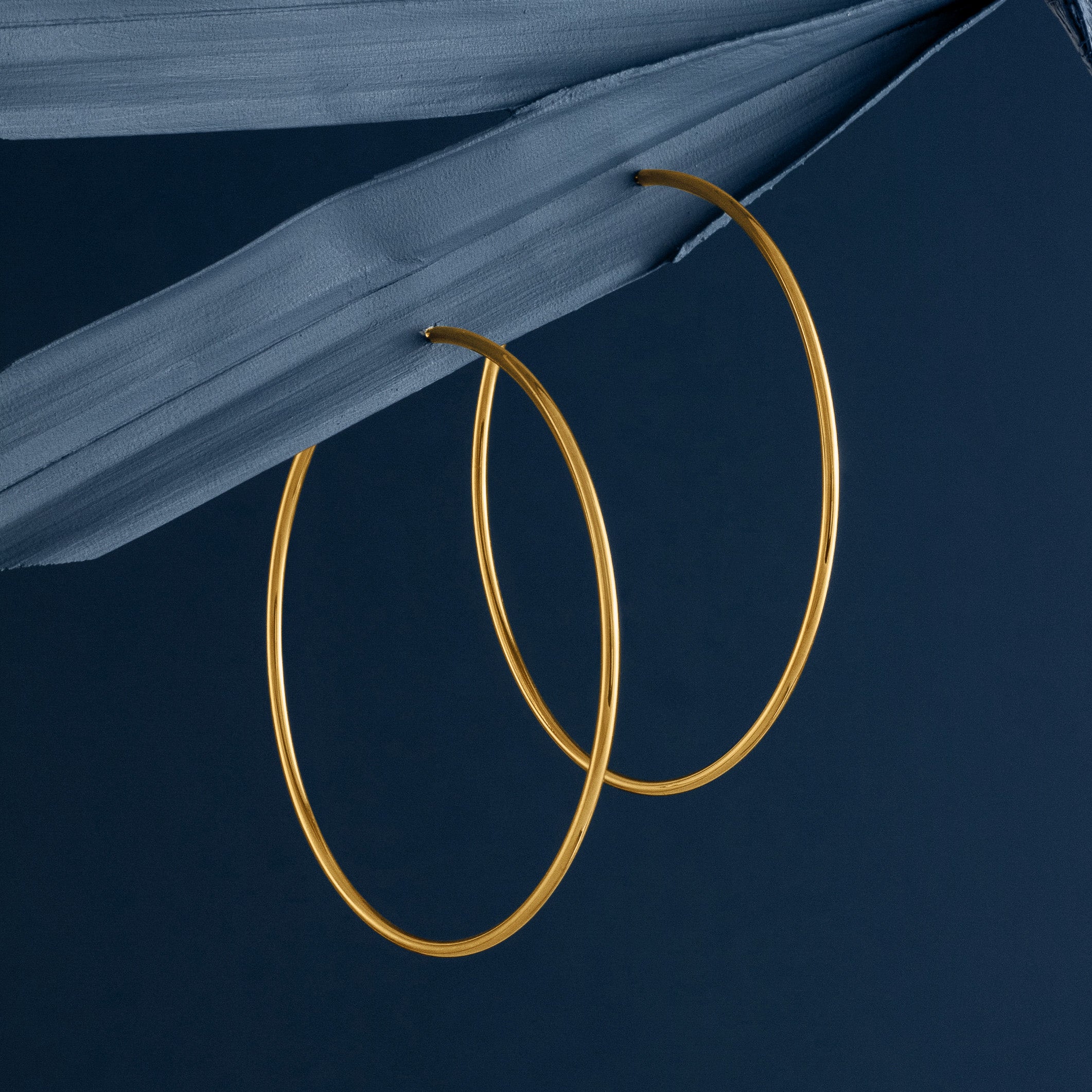 GOLD THREAD HOOPS