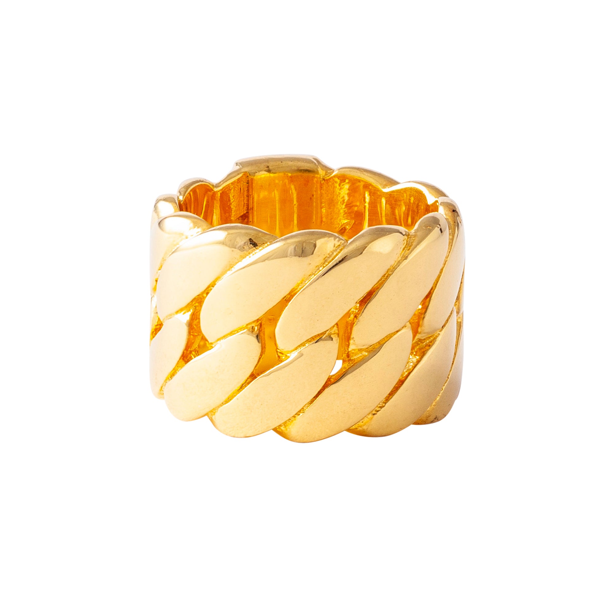 GOLD CHUNKY CHAIN RING