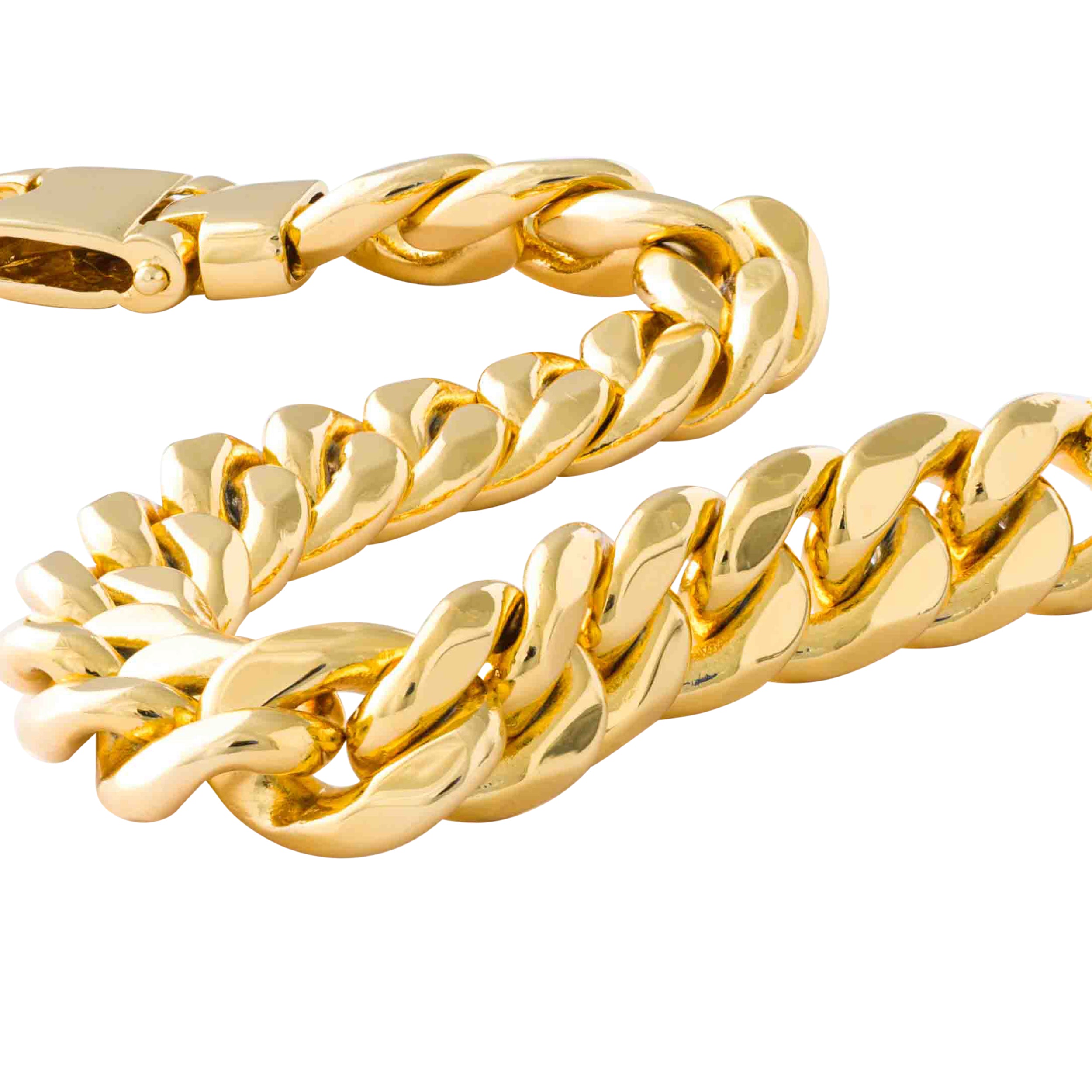 GOLD CUBAN CHAIN NECKLACE