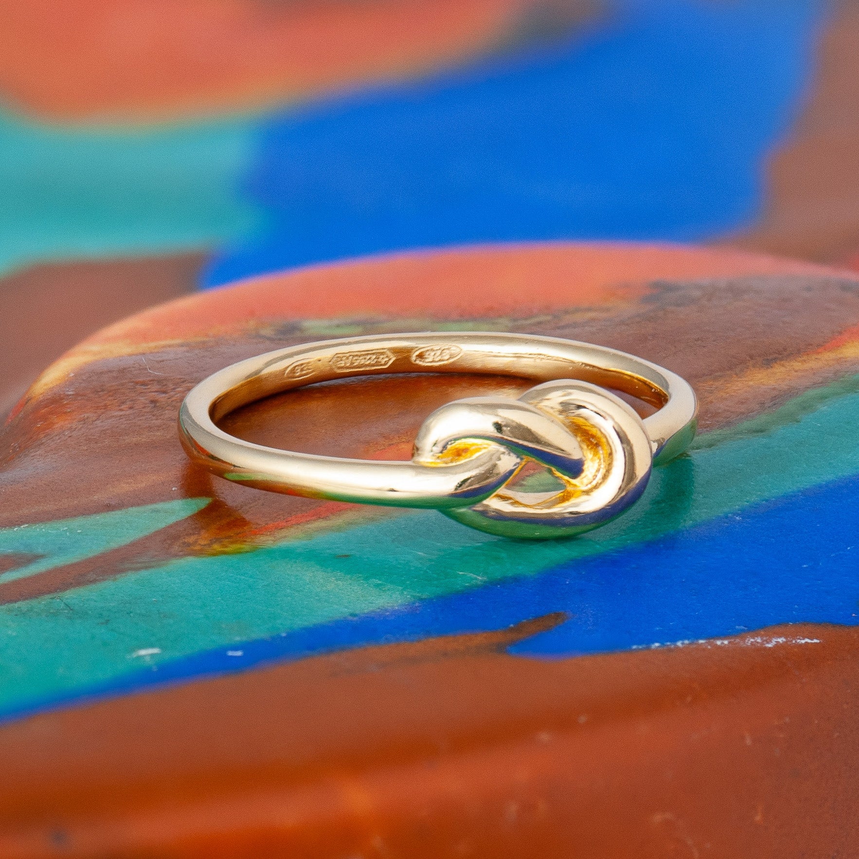 GOLD LOVE KNOT RING