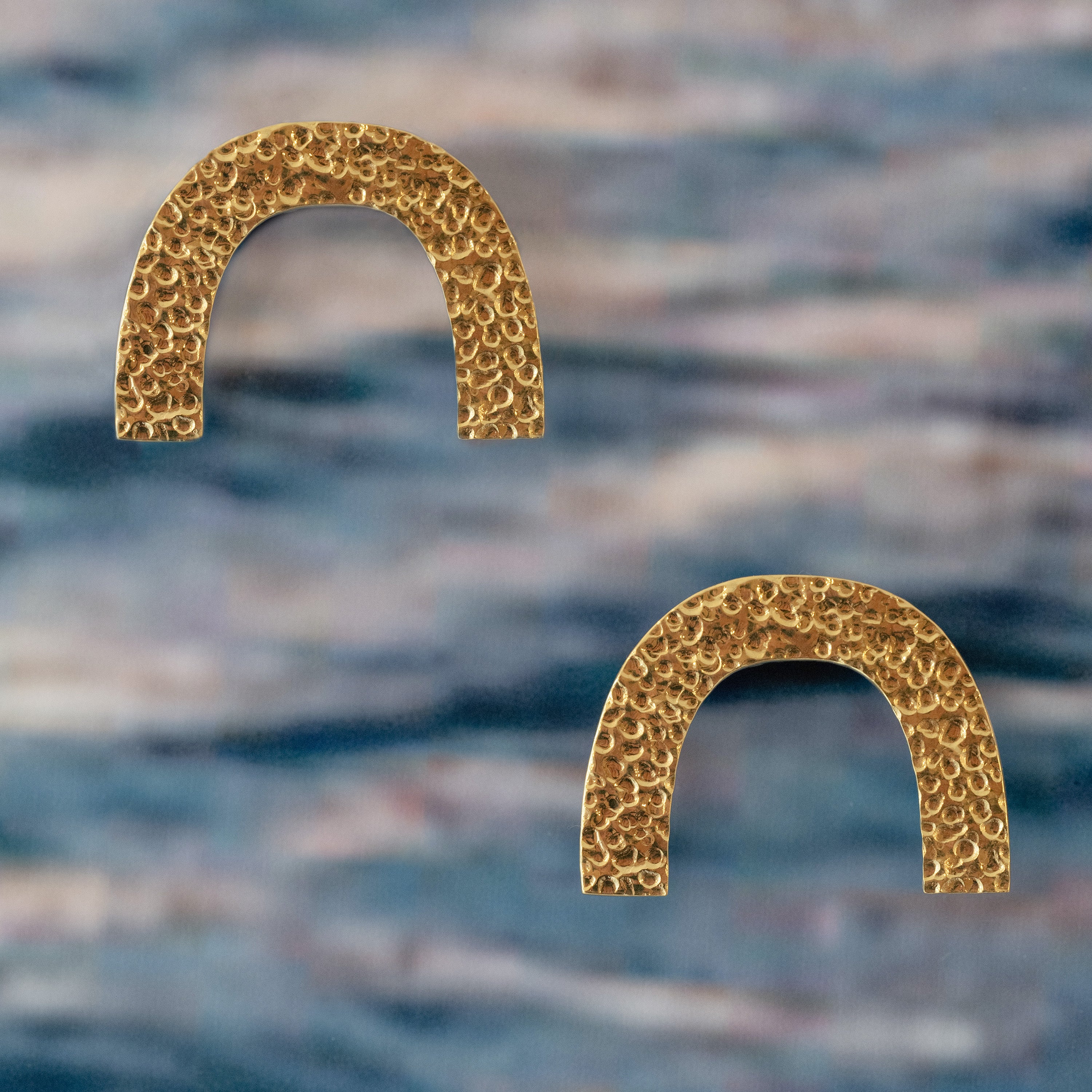 GOLD WALPOLE STEPS EARRINGS