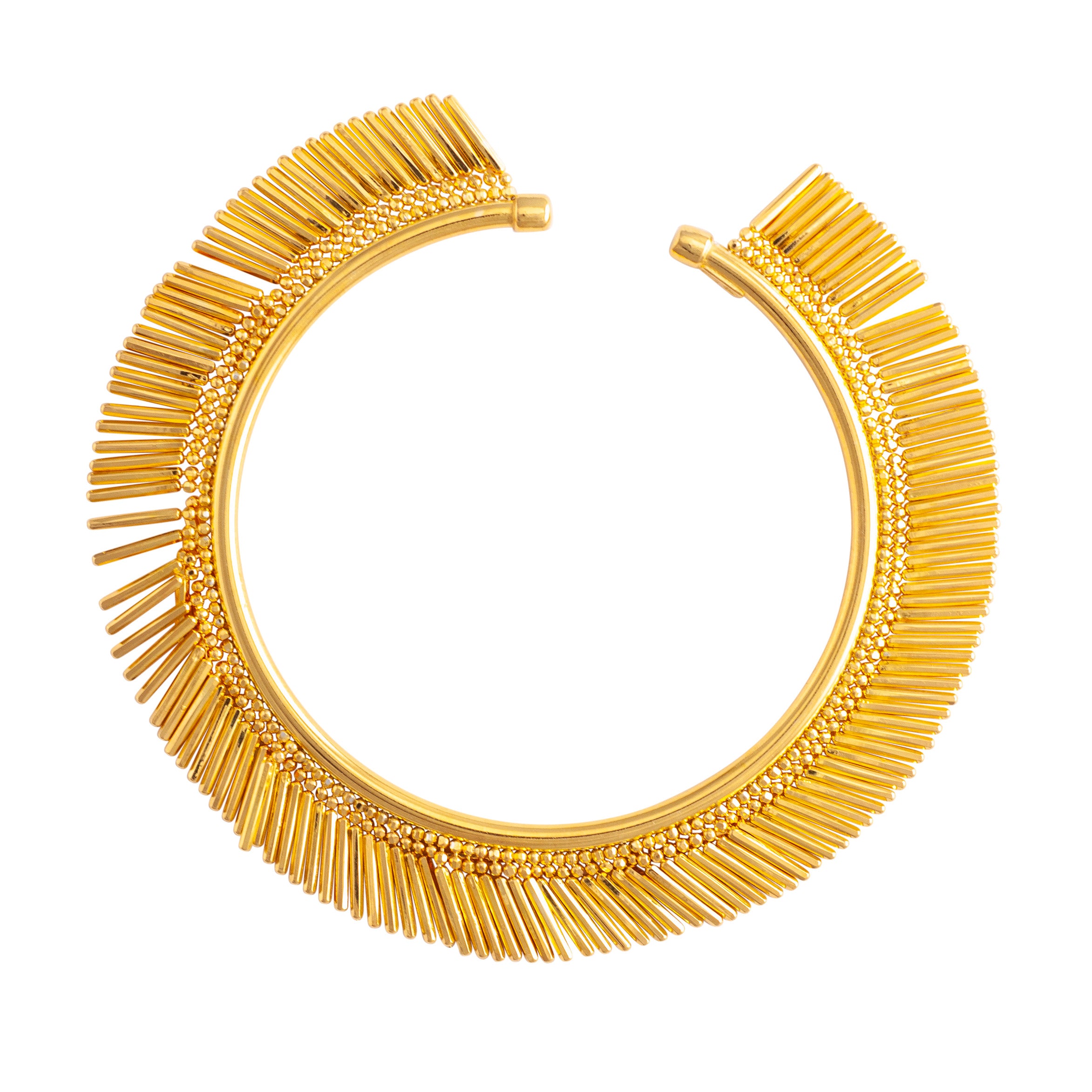 Loel Gold Tassel Fringe Cuff