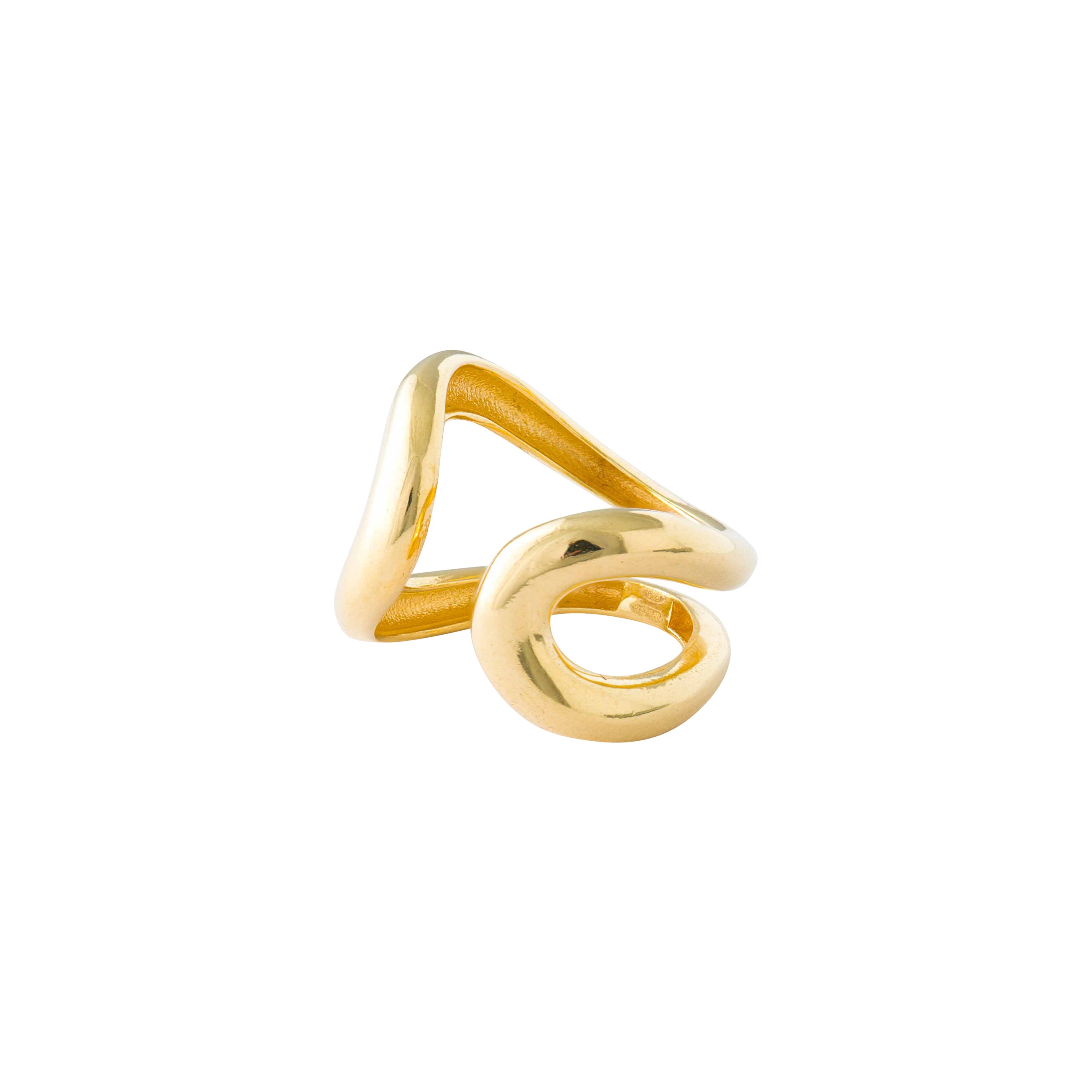 Gold Chunky Adjustable Ring