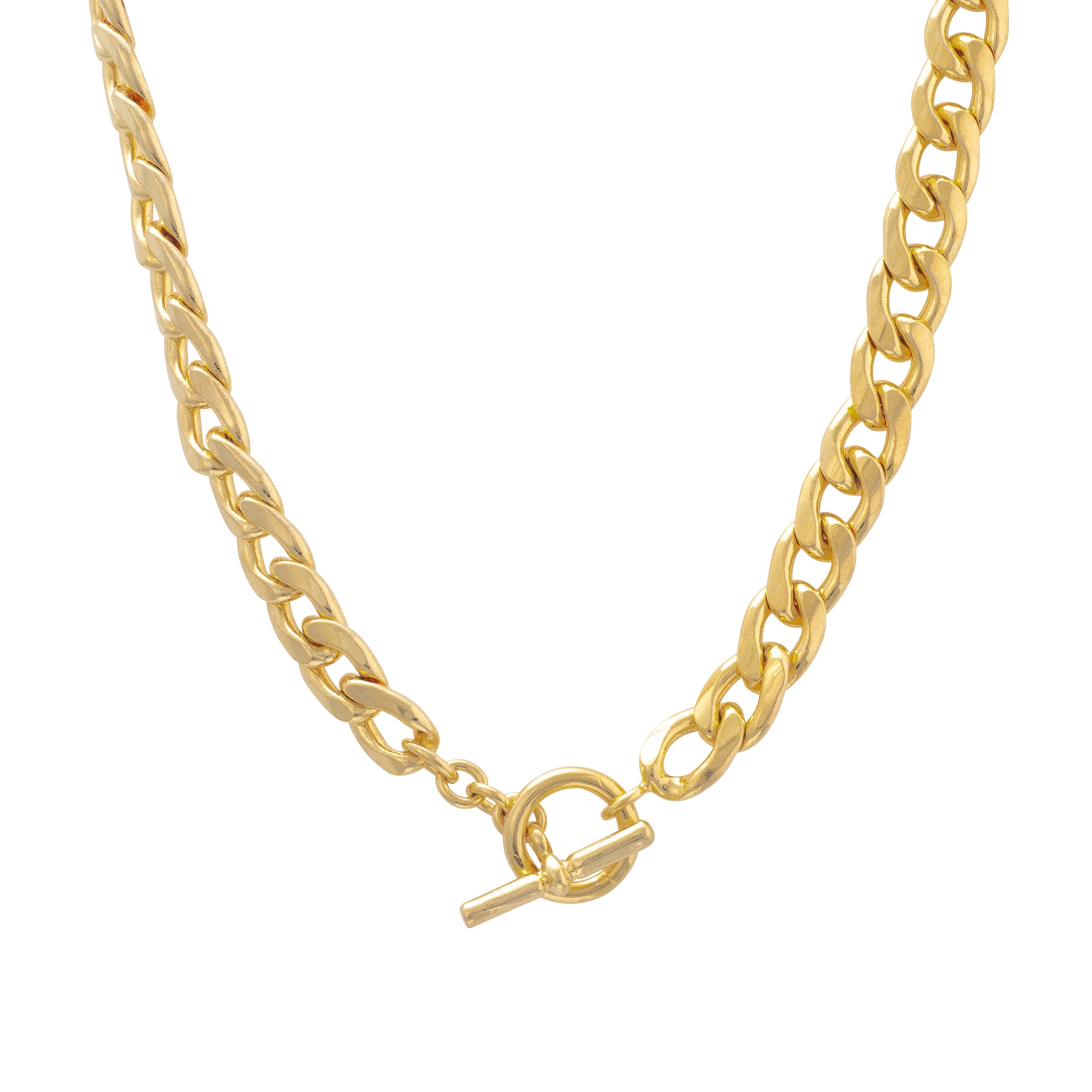 GOLD CUBAN CHAIN NECKLACE