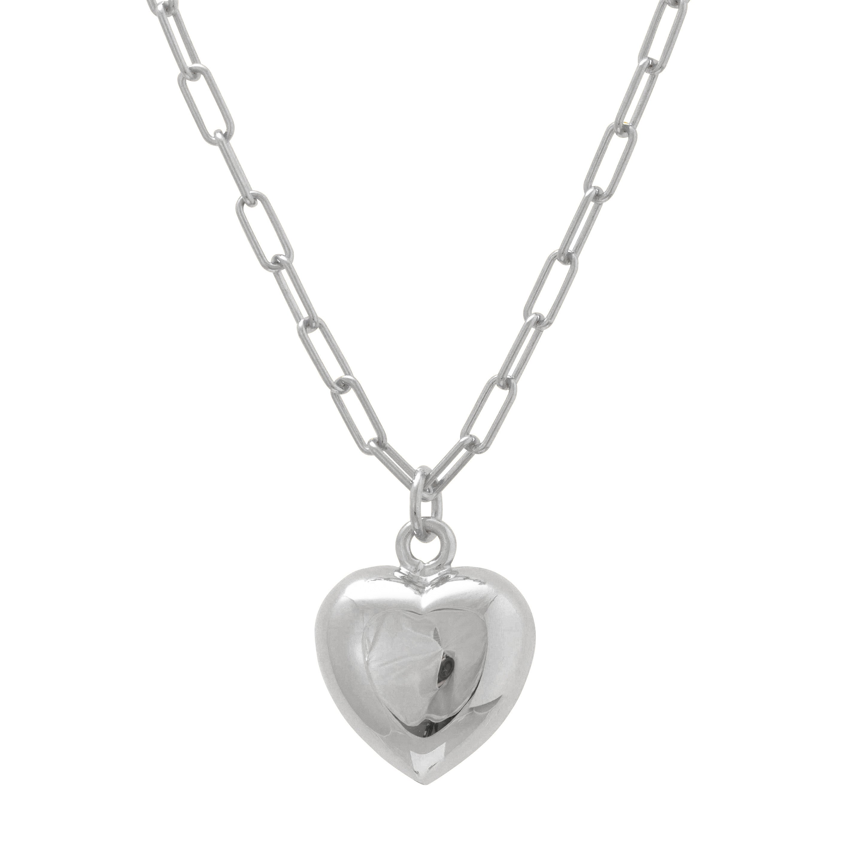 POLISHED HEART PENDANT