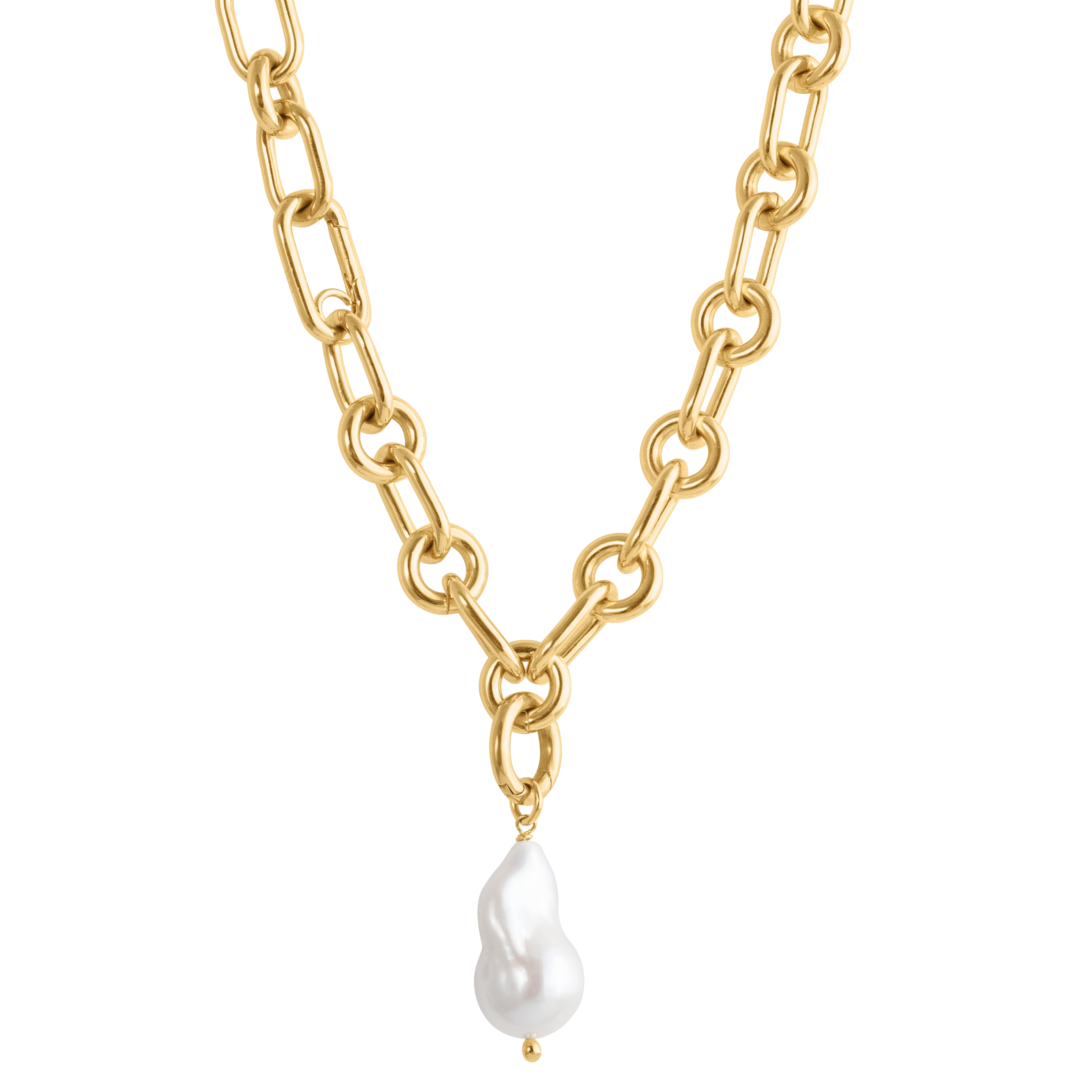BAROQUE PEARL DROP PENDANT