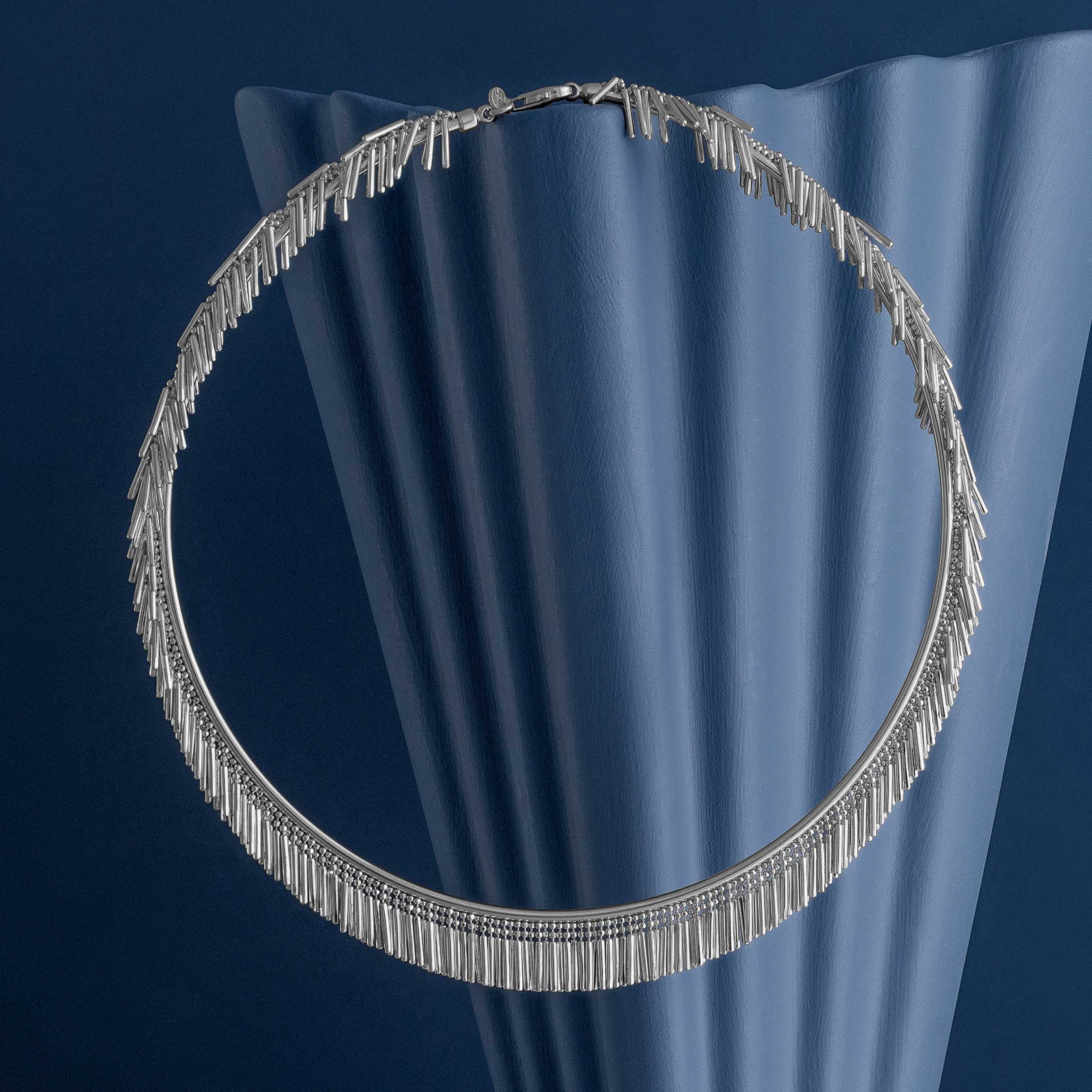 SILVER TASSEL CHOKER