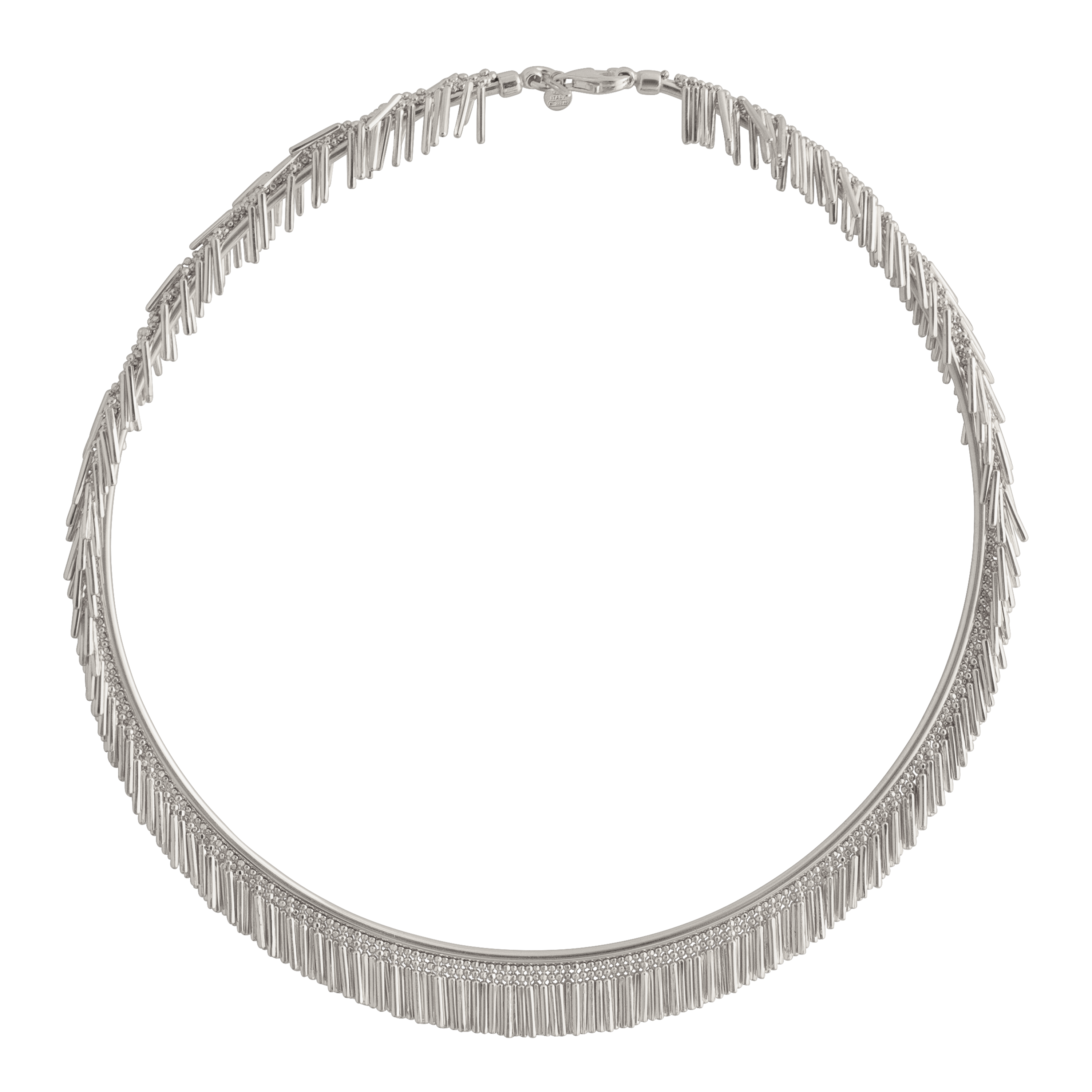 SILVER TASSEL CHOKER