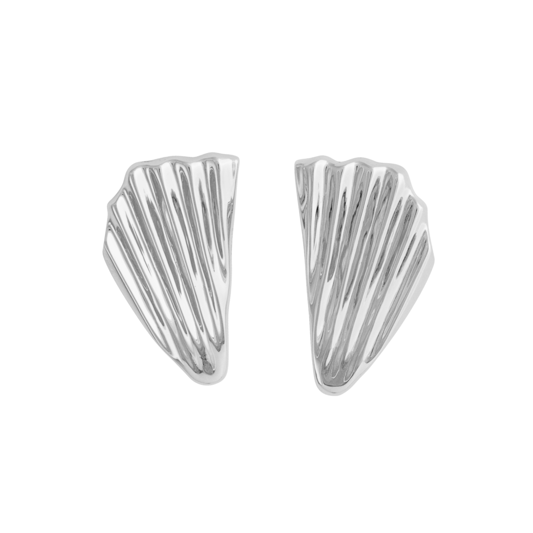 LARGE FAN EARRINGS