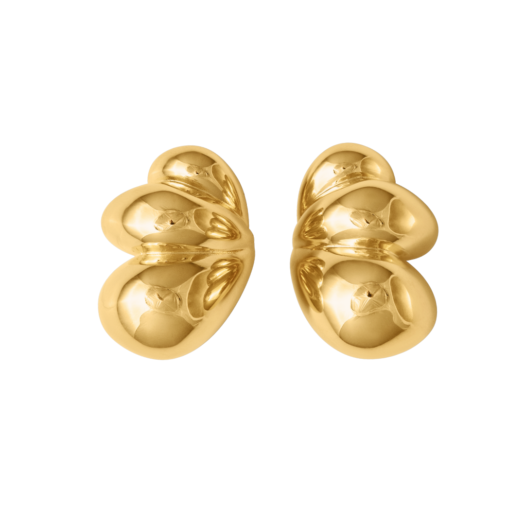 PUFFY WING EARRINGS