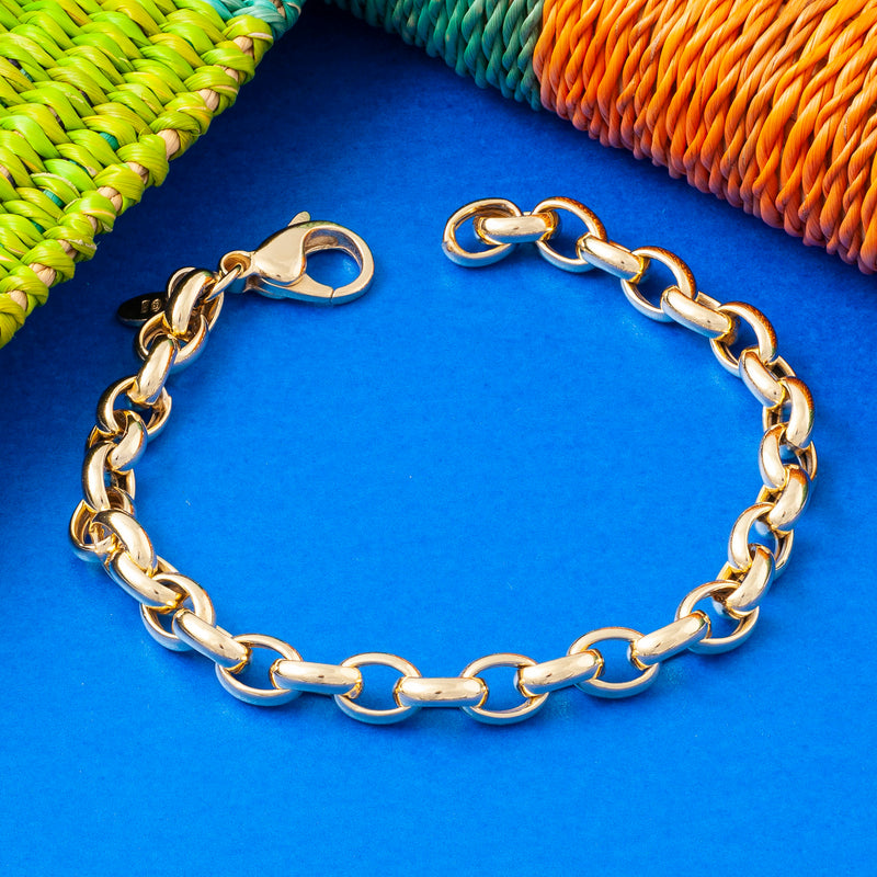 Mens Luxury 18k Gold Filled Solid Belcher Chain Necklace bracelet sets XXL   eBay