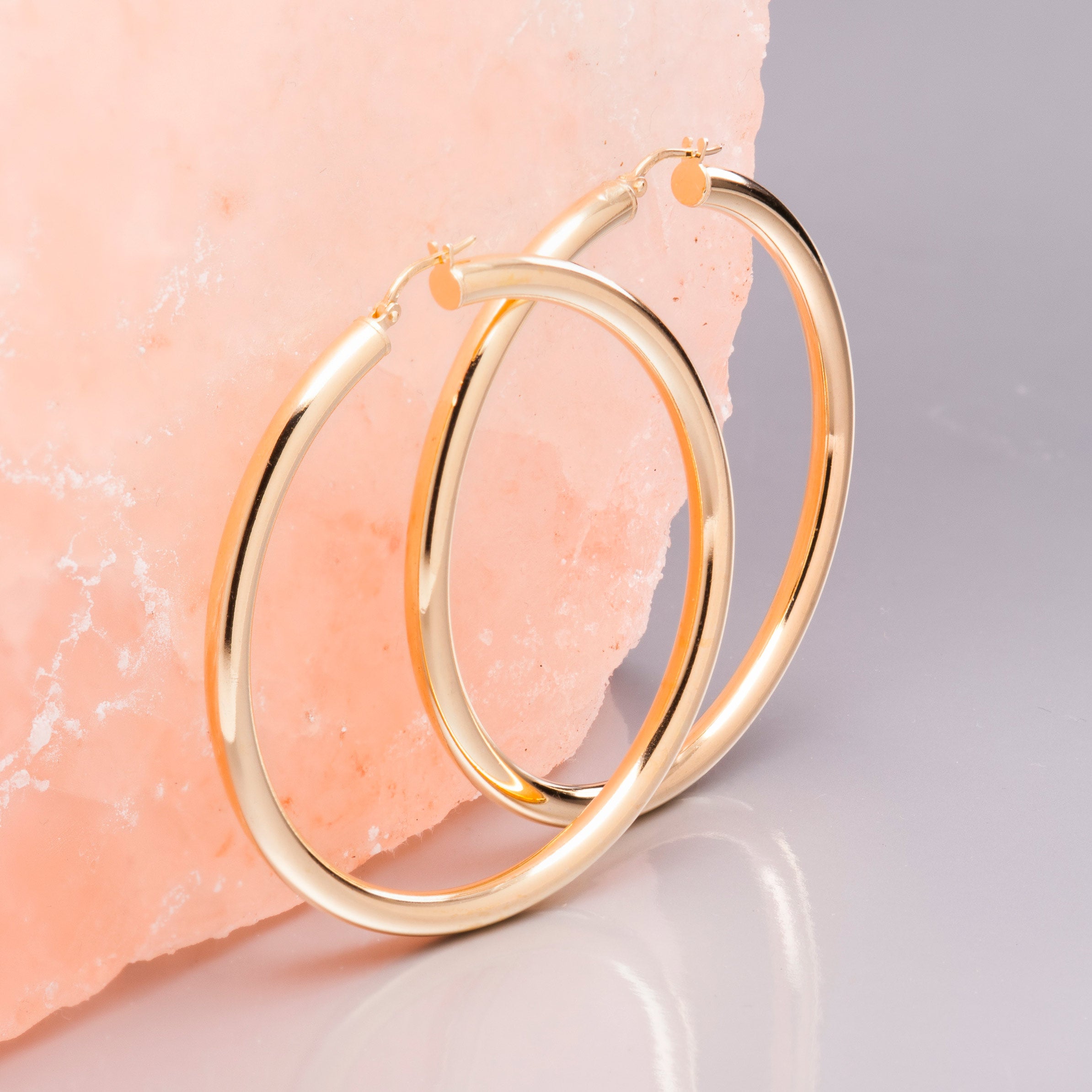 GOLD SUPER HOOPS