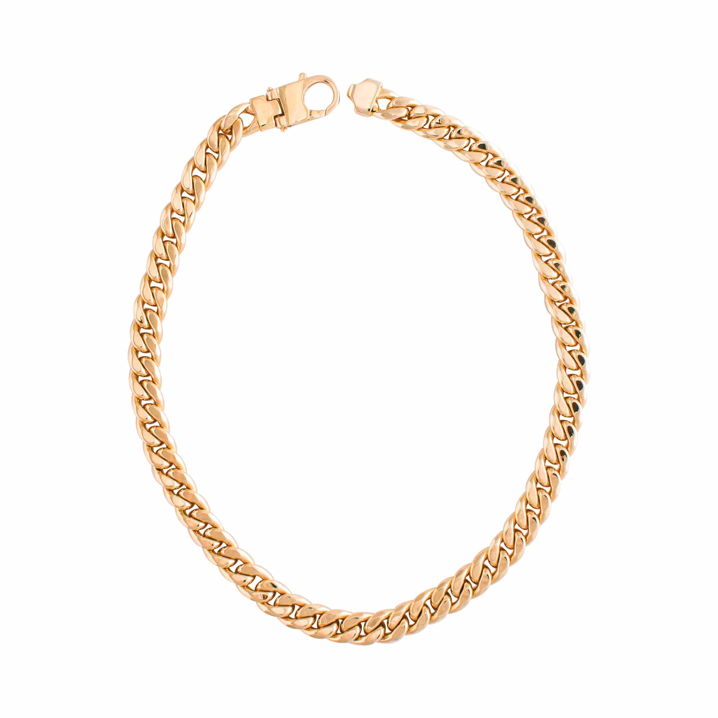 GOLD CUBAN CHAIN NECKLACE